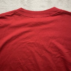 Vintage Jerzees Y2K Red Crystal Rhinestone Hearts Graphic T-Shirt XL Streetwear