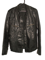 Men’s All Saints AFTERNOON LEATHER SHIRT jacket overshirt M (ref67) £99.99!!!!!