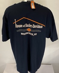 Harley Davidson 2XL T-Shirt NWT Black Tee Graphic Milwaukee 105th Anniversary