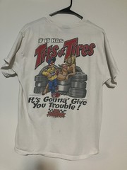 Big Johnson Racing Motorsports Graphic T-Shirt Tee VINTAGE
