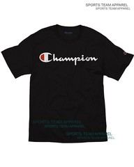 Champion T-Shirt Men’s Jersey Tee Classic Fit Script Logo