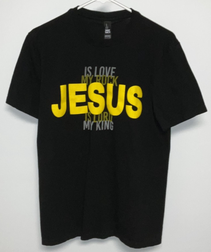 Jesus Short Sleeve T-Shirt Men’s Small Black
