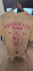 Vintage style Bangkok City graphic T-shirt Size L New Made in Thailand Cotton