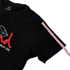 DIAMOND SUPPLY CO Medium T Shirt Black Red Diamond Graphic Skater Streetwear Tee