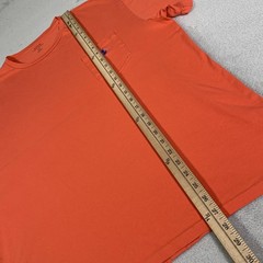 Polo Ralph Lauren Shirt Mens Large Orange Pocket Tee Tagless Cotton Crewneck