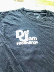 Champion Def Jam Recordings S 3M Reflective Logo Long Sleeve Cotton Tee