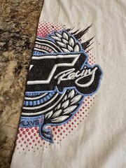 Ecko Unltd x JT Racing size XL “Writing All Wrongs” T-shirt White.