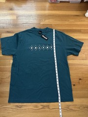 ONLY NY turquoise t-shirt w/ barbwire detail – size medium