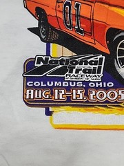 2005 Jerzees Mopar Nationals 25th Anniversary Tee Double Sided Graphic Large