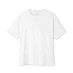 Men motivational graphic text printed oversized white T-shirt