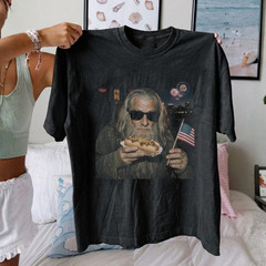 4th of July Gandalf Wizard Hotdog Shirt, LOTR Inspired T-Shirts