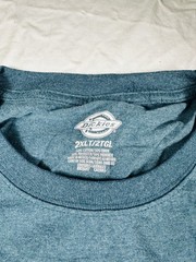 Dickies Mens 2XLT Tall Blue Tee Shirt Casual Workwear