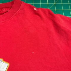 Vintage 2004 Discovery Channel Monster Garage Tshirt XL Red Jesse James Skulls