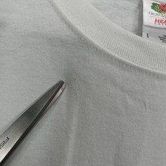 Vintage Fruit Of The Loom T Shirt Mens Large White Cotton Graphic New York Apple