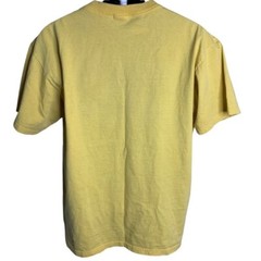 Mens Religious Crewneck Shirt Sz L Yellow Prayer Changes Things Short Sleeve