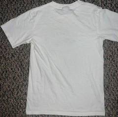 PBX Basics America Land of the Free Home of the Brave White T-Shirt Size S Flaw!