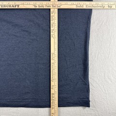 Public Rec Long Sleeve Shirt Mens M Blue Crewneck Pima Cotton Preppy Active Top