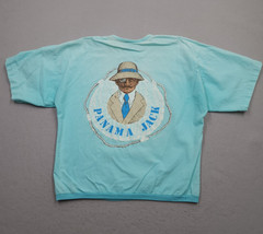 Vintage 80s Panama Jack Shirt Mens Large Blue Single Stitched Made in USA Tee