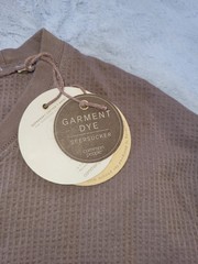 Common People Mens XL Seersucker GD Tee Brown Pocket Tshirt Cotton Minimalist