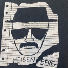 Vintage Heisenberg Breaking Bad Bryan Cranston T Shirt Size Large Tv Series
