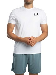 Under Armour Men’s HeatGear Fitted Logo T-Shirt, White