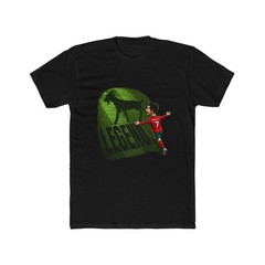 Portugal Legend Soccer Player Caricature T-shirt Black XL