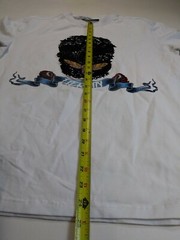 ETERNITY BC/AD men T-SHIRT size LARGE 100%AUTHENTIC white skull