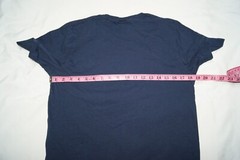 atomic blonde t-shirt men’s small navy blue graphic print short sleeve