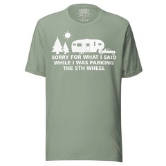 Funny 5th Wheel Parking RV Camper Shirt, Camping Tee, RV Owner Gift T-Shirt
