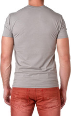 Men’S CVC Crew 2XL STONE GRAY