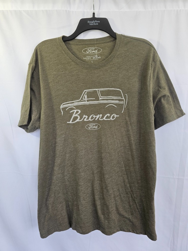 Lucky Brand Ford Bronco Graphic T-Shirt Size Large