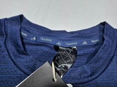 Adidas Mens Gym + Tee Running Training Multi Sports Dark Blue Shirt JW7276