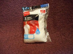 Hanes Men’s White 3 Tagless T Shirts S,M,L,XL