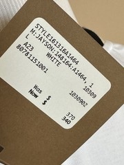 Burberry Jayson White Cotton T-shirt L (Oversized) 8078115 NWT $370