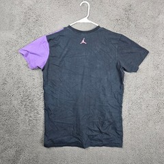 Jordan Mens Jumpman Graphic T-Shirt Black Purple Pink 373818-020 Size M