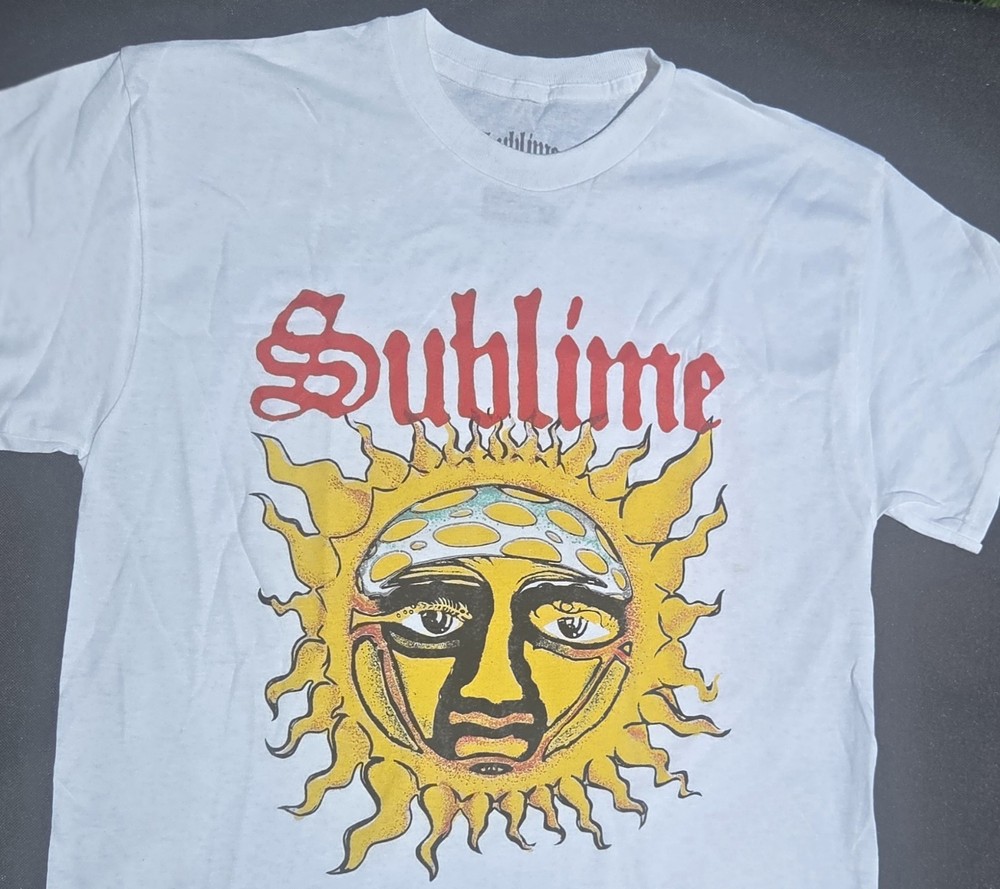 Sublime Shirt 40oz To Freedom Sun Graphic Tee Men Women Unisex Lightweight Large