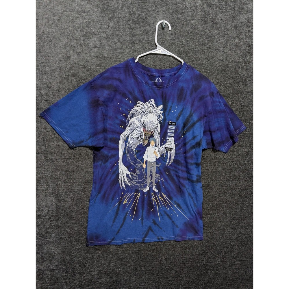 Jujutsu Kaisen 0 Yuta Rika Tie Dye Shirt Hot Topic Anime Blue Purple Mens Large