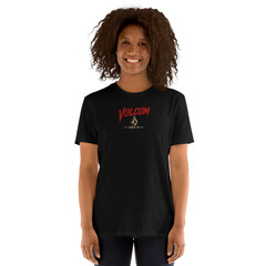 Volcom Gothic Saint Nun Rifle Graphic T Shirt Streetwear Skater Punk Tee