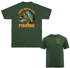 Large Mouth Bass Fishing Outdoor Sports T-shirt
