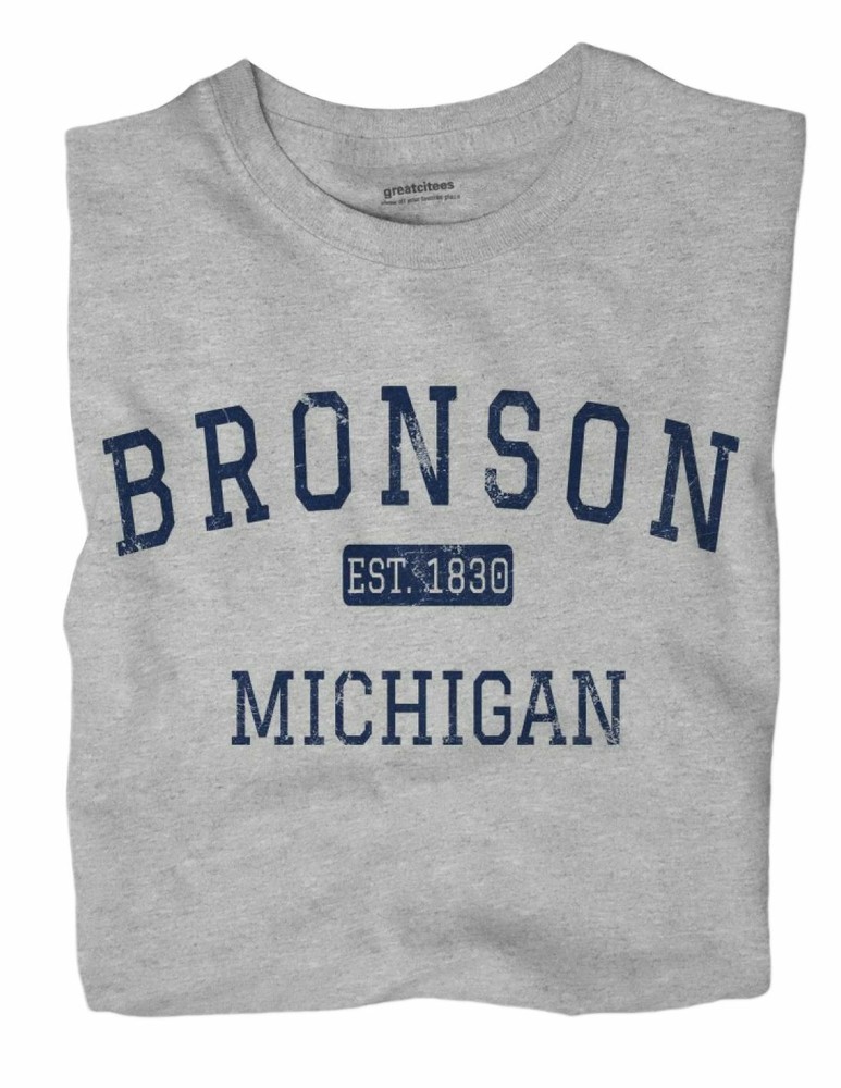 Bronson Michigan MI T-Shirt EST