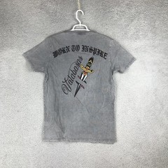 Valabasas Tattoo Shop Shirt Mens Small Gray Graphic Panther Dagger Streetwear