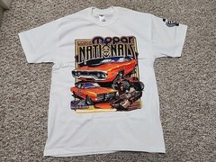 2005 Jerzees Mopar Nationals 25th Anniversary Tee Double Sided Graphic Large