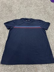 BMW Motorsport Navy L Men’s Crew Neck T-Shirt Short Sleeve Logo Graphic Print
