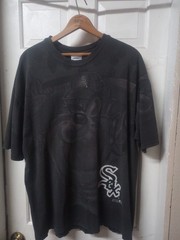 1996 White Sox Vintage Taz Full Over Print Front T Shirt