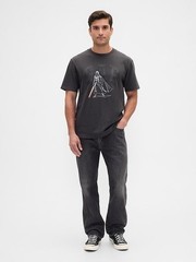 GAP Star Wars Shirt Mens Medium Black Darth Vader Graphic Relaxed Fit Tee NEW M