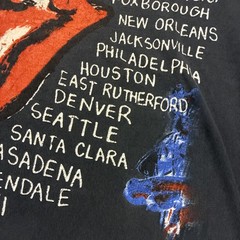 The Rolling Stones Shirt 2019 Concert Black Band Short Sleeve Crew Neck L Rare