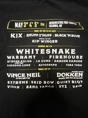 Hanes M3 rock festival graphic T-shirt men’s% cotton black 2019 Merriweather