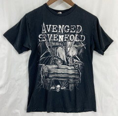 2013 Avenge Seven Fold Size L Black T-Shirt Unisex By Bay Island Sportswear