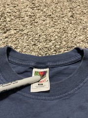 Vintage 2000 Y2K Ann Arbor Summer Art Fair Dragonfly Blue T Shirt Size 2XL Rare