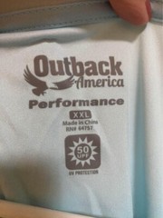 Pale Blue Great Wolf Lodge Shirt, XXL